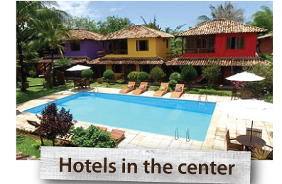 hotels in the center of arraial dajuda bahia brazil